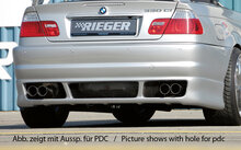 Rieger Tuning achterbumper BMW 3-serie E46