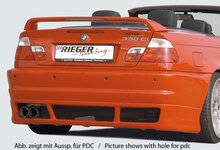 Rieger Tuning achterbumper BMW 3-serie E46