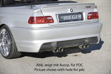 Rieger Tuning achterbumper BMW 3-serie E46