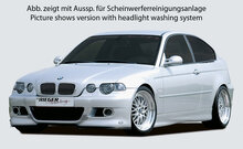 Rieger Tuning voorbumper BMW 3-serie E46 Compact