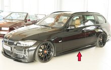 Rieger Tuning sideskirt aanzetstuk Links BMW 3-Serie E90