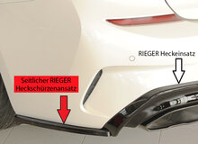 Rieger Tuning achterbumper aanzetstuk lateraal, links BMW 3-Serie G20/21