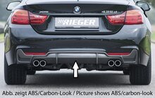 Rieger Tuning diffuser carbon BMW 4-Serie F32/33/36