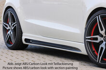 Rieger Tuning sideskirt Links Audi A1 [8X]