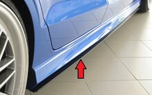 Rieger Tuning sideskirt aanzetstuk Rechts Audi A3 / S3 / RS3 [8V]