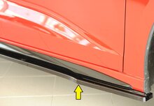 Rieger Tuning sideskirt aanzetstuk Rechts Audi A3 / S3 [GY]