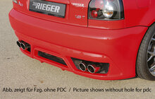 Rieger Tuning achterbumper nieuw ontwerp Audi A3 [8L]