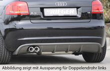 Rieger Tuning diffuser Audi A3 [8P]