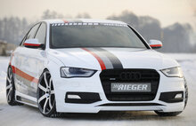 Rieger Tuning voorspoiler lip Audi A4 / S4 [B8]