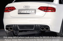 Rieger Tuning achterbumper verlenging Audi A4 / S4 [B8]