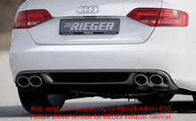 Rieger Tuning diffuser Audi A4 [B8]