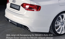 Rieger Tuning achterbumper verlenging Audi A4 [B8]