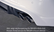 Rieger Tuning achterbumper verlenging Audi A4 [B8]