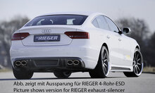 Rieger Tuning achterbumper verlenging Audi A5 [B8]