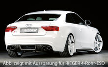 Rieger Tuning achterbumper verlenging Audi A5 [B8]