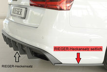 Rieger Tuning achterbumper aanzetstuk lateraal, rechts Audi A6 / S6 [C7/4G]