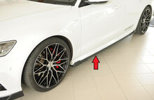 Rieger Tuning sideskirt aanzetstuk Links Audi A6 / S6 [C7/4G]