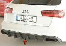 Rieger Tuning diffuser (voor auto's zonder trekhaak) Audi A6 / S6 [C7/4G]