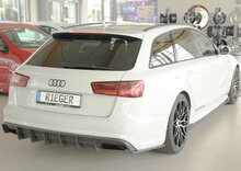 Rieger Tuning diffuser (voor auto's met trekhaak) Audi A6 / S6 [C7/4G]
