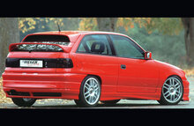 Rieger Tuning achterbumper Opel Astra F