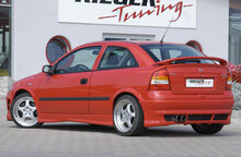 Rieger Tuning achterbumper verlenging Opel Astra G