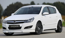 Rieger Tuning voorspoiler lip Opel Astra H