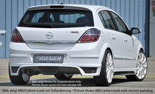 Rieger Tuning achterbumper verlenging Opel Astra H