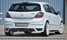 Rieger Tuning achterbumper verlenging Opel Astra H