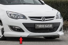 Rieger Tuning voorspoiler lip Opel Astra J