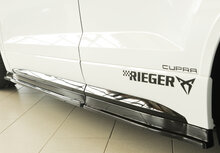 Rieger Tuning sideskirt aanzetstuk (3-delig) Rechts Seat Ateca FR / Cupra 5FP