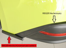 Rieger Tuning achterbumper aanzetstuk lateraal, links Skoda Enyaq iV / RS NY