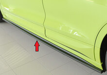 Rieger Tuning sideskirt aanzetstuk Links Skoda Enyaq iV / RS NY