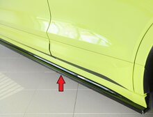 Rieger Tuning sideskirt aanzetstuk Links Skoda Enyaq iV / RS NY
