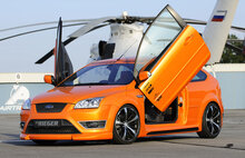 Rieger Tuning voorbumper spoiler lip Ford Focus 2