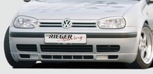 Rieger Tuning voorspoiler lip V6-Look VW Golf 4