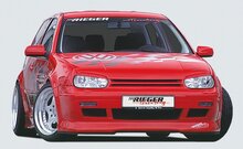Rieger Tuning voorspoiler verlenging VW Golf 4