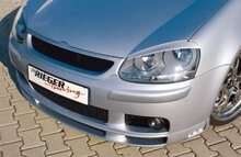 Rieger Tuning voorbumper spoiler lip VW Golf 5
