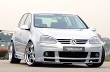 Rieger Tuning voorbumper spoiler lip VW Golf 5