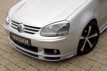 Rieger Tuning voorbumper spoiler lip VW Golf 5