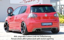 Rieger Tuning achterbumper verlenging VW Golf 5