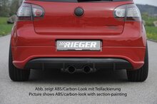Rieger Tuning achterbumper verlenging VW Golf 5