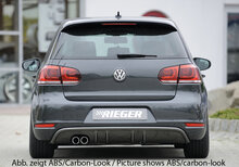 Rieger Tuning diffuser VW Golf 6