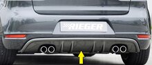 Rieger Tuning diffuser VW Golf 6