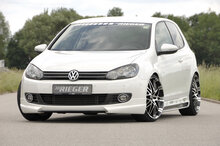 Rieger Tuning voorspoiler lip VW Golf 6
