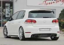 Rieger Tuning achterbumper verlenging VW Golf 6