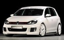 Rieger Tuning voorspoiler lip VW Golf 6