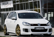 Rieger Tuning voorspoiler lip VW Golf 6