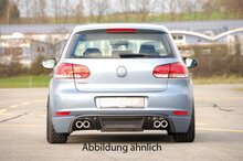 Rieger Tuning achterbumper verlenging VW Golf 6