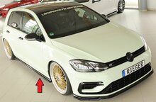 Rieger Tuning sideskirt aanzetstuk Rechts VW Golf 7