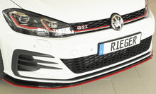Rieger Tuning voorsplitter alleen voor GTI - TCR VW Golf 7